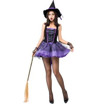 New Women Halloween Black Veil Witch in Japan Costume Uniforms Cosplay Experience Performance Sleeveless Suit L1872741
New Women Halloween Black Veil Witch in Japan Costume Uniforms Cosplay Experience Performance Sleeveless Suit L1872741
