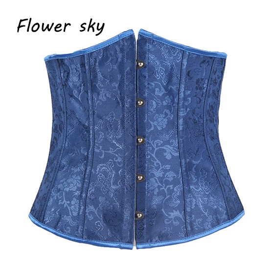 Women's Sexy brocade Vintage Underbust Corset Waist Trainer Cincher Corselet Body Shaper Cincher with Adjustable Straps
Women's Sexy brocade Vintage Underbust Corset Waist Trainer Cincher Corselet Body Shaper Cincher with Adjustable Straps