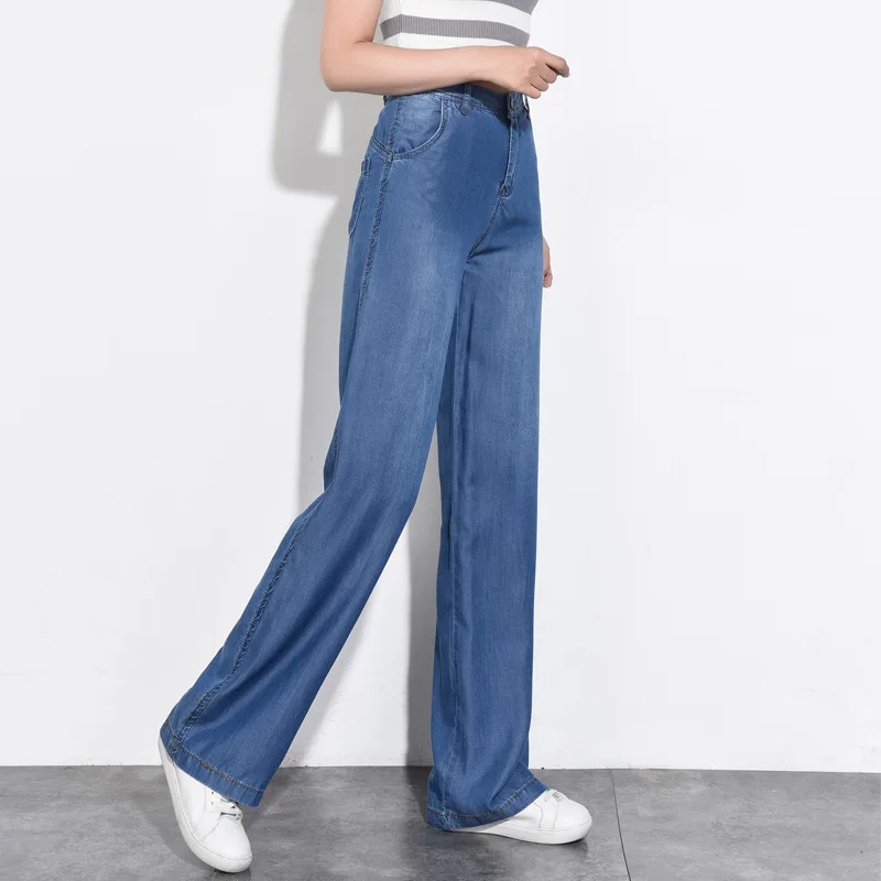 New Spring Summer Thin Tencel Collo Pants Women Jeans comfortable and breathable Plus Size 34 wide leg casual women's trousers
New Spring Summer Thin Tencel Collo Pants Women Jeans comfortable and breathable Plus Size 34 wide leg casual women's trousers