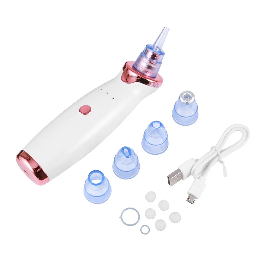 USB Rechargeable Vacuum Blackhead Remover Facial Vacuum Pore Cleaner Nose Acne Facial Skin Care Beauty Suction Device
USB Rechargeable Vacuum Blackhead Remover Facial Vacuum Pore Cleaner Nose Acne Facial Skin Care Beauty Suction Device
