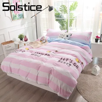 Solstice Home Textile Pink Stripe Cartoon Bee Duvet Cover Pillow Case Sheet Kid Girl Teenage Bedding Linen Set Single Double Bed
Solstice Home Textile Pink Stripe Cartoon Bee Duvet Cover Pillow Case Sheet Kid Girl Teenage Bedding Linen Set Single Double Bed