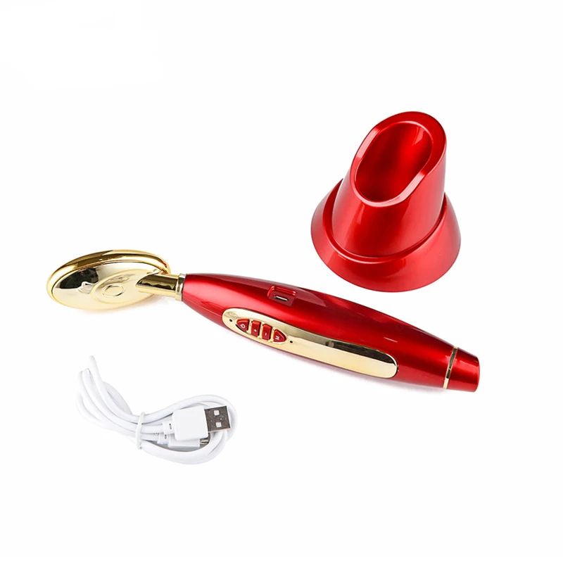 Ultrosound Galvanic ION Wrinkle Reduction Remove Eyebag Dark Circles Fine Line Device Facial Vibration Massage Nutrients Induct
Ultrosound Galvanic ION Wrinkle Reduction Remove Eyebag Dark Circles Fine Line Device Facial Vibration Massage Nutrients Induct