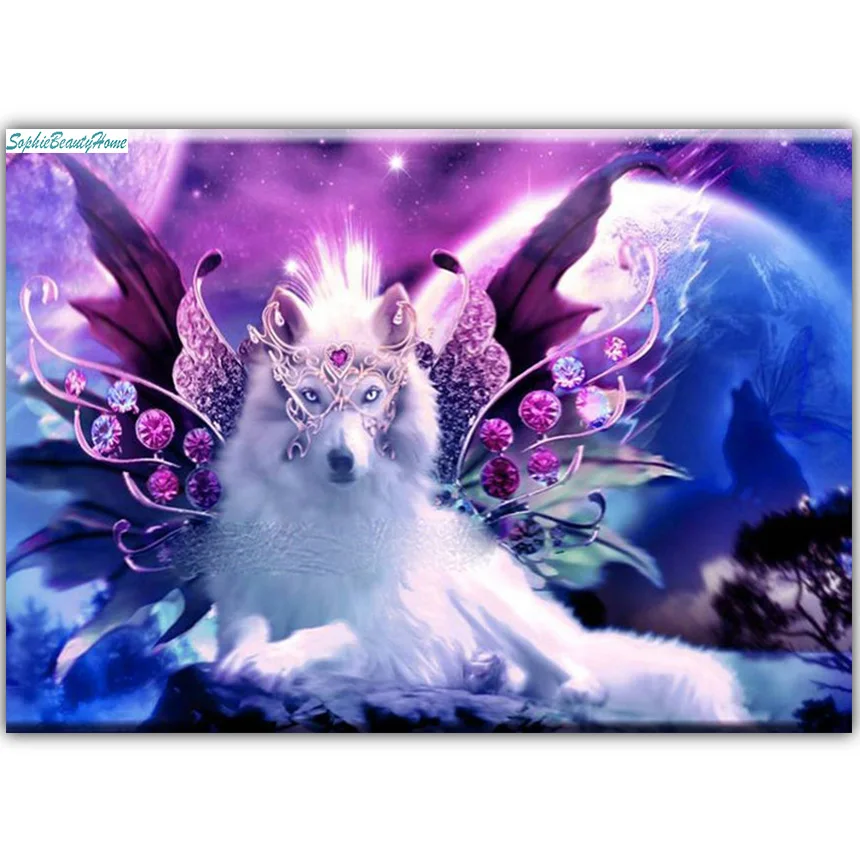 Sophie Beauty Home 5D DIY Diamond Animal White Wolf 3D Mosaic Cross stitch Kit Wall Sticker Decorative Pattern
Sophie Beauty Home 5D DIY Diamond Animal White Wolf 3D Mosaic Cross stitch Kit Wall Sticker Decorative Pattern
