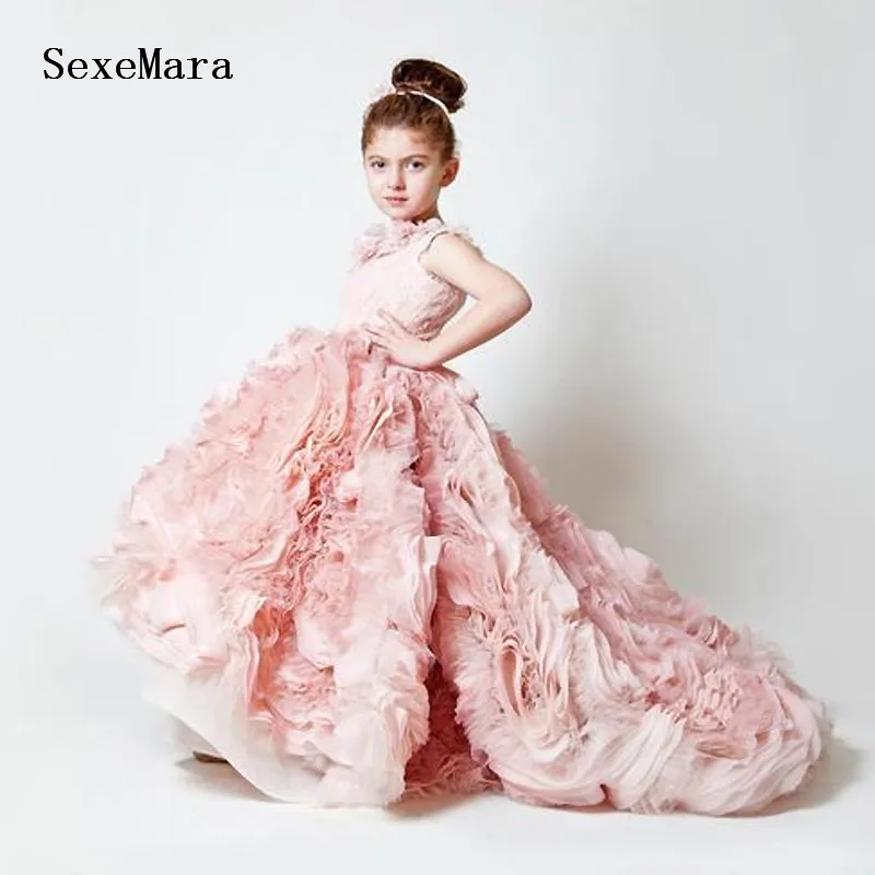 Pink Ball Gown First Communion Sleeveless Ruffles Square Collar Flower Girl Dress Little Princess Birthday Gown
Pink Ball Gown First Communion Sleeveless Ruffles Square Collar Flower Girl Dress Little Princess Birthday Gown