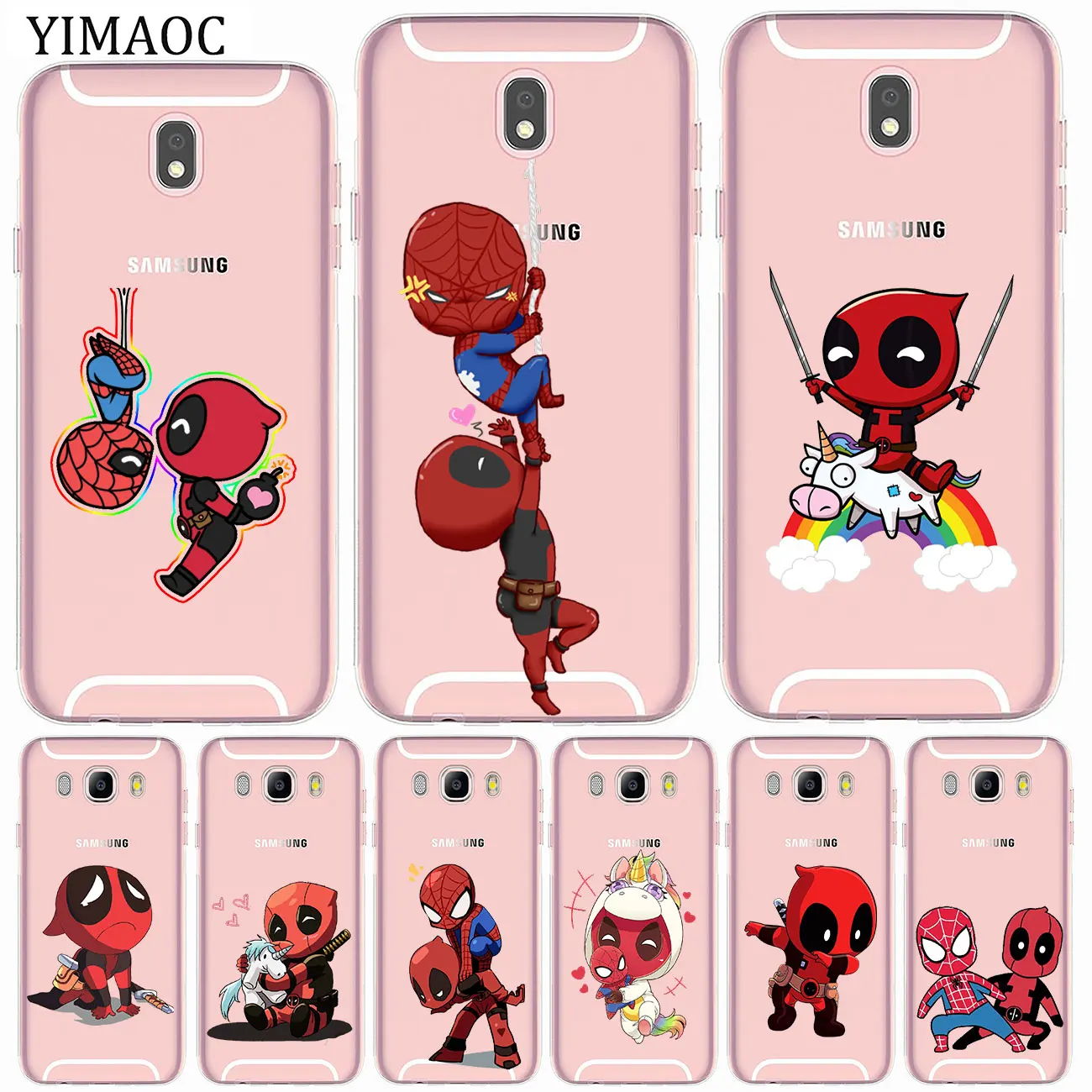 YIMAOC Marvel Comics unicorn Deadpool Soft Silicone Case for Samsung Galaxy A9 A8 A7 J7 J6 J5 2017 EU J3 2016 A6 Plus 2018
YIMAOC Marvel Comics unicorn Deadpool Soft Silicone Case for Samsung Galaxy A9 A8 A7 J7 J6 J5 2017 EU J3 2016 A6 Plus 2018