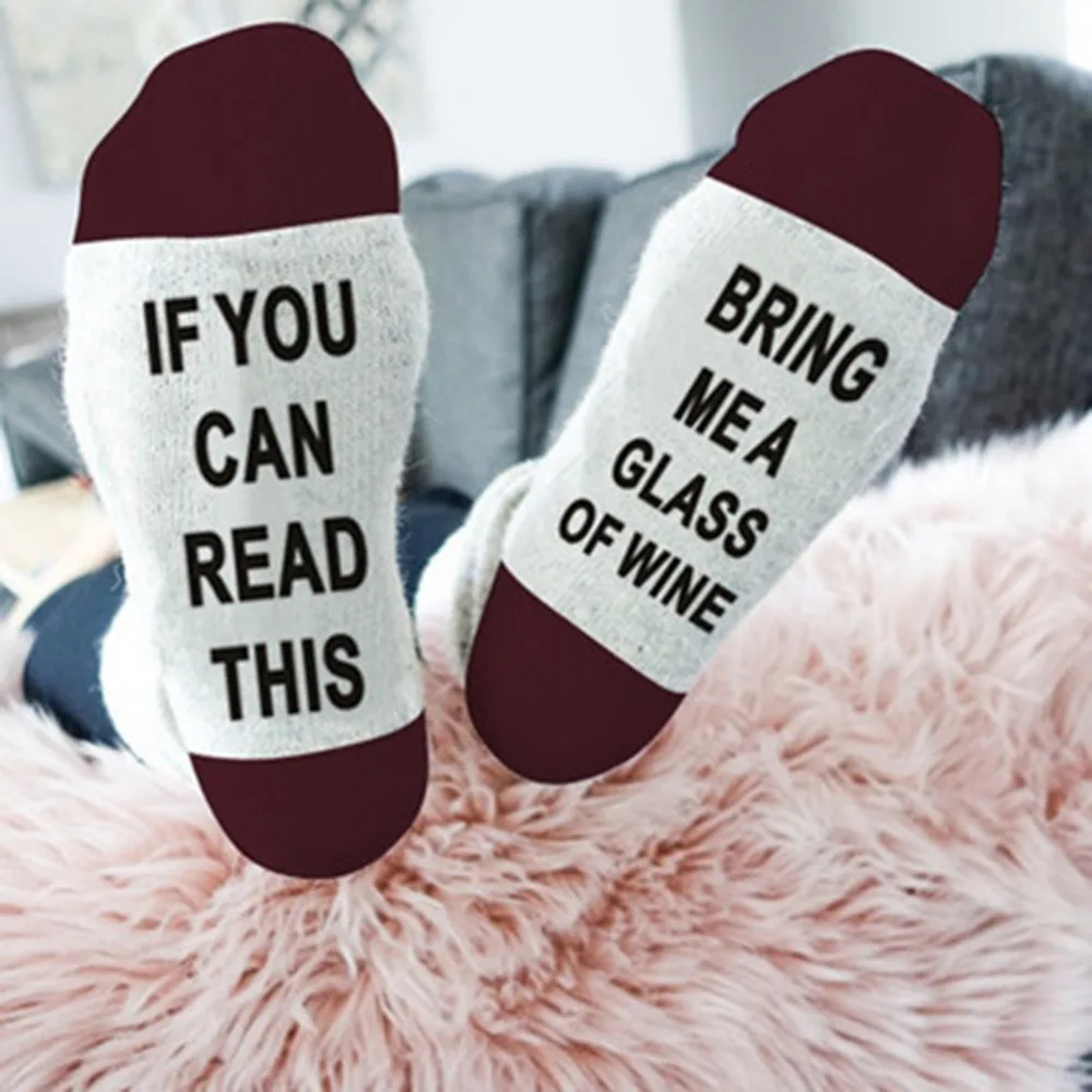 Humor Words If You can read this SocksLetter Printed Socks Casual 5 Colors Cotton Funny Socks Unisex Compress Socks
Humor Words If You can read this SocksLetter Printed Socks Casual 5 Colors Cotton Funny Socks Unisex Compress Socks