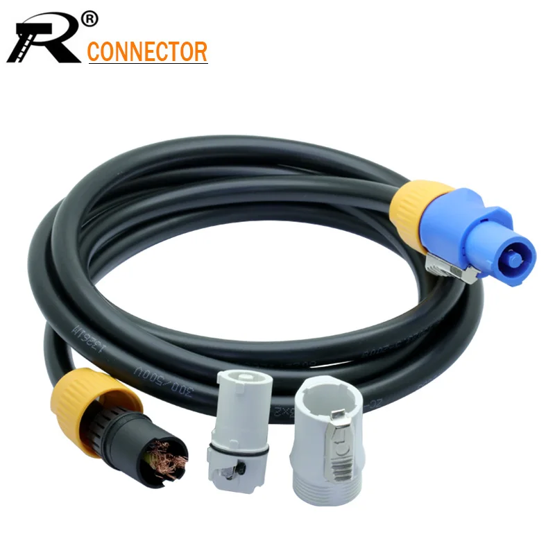 New 1.5M 20A Aviation Waterproof Powercon LED Large Screen Powercon Cable with High-power Flame-retardant Industrial Speakon
New 1.5M 20A Aviation Waterproof Powercon LED Large Screen Powercon Cable with High-power Flame-retardant Industrial Speakon