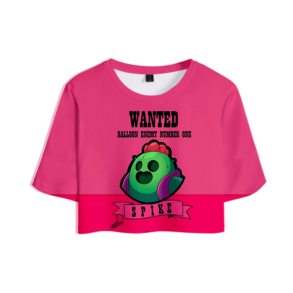 BRAWL STARS T shirts Women 3D Printed Crop Tops Fashion Summer Short Sleeve T-shirts 2019 Hot Sale Casual Streetwear Sexy
BRAWL STARS T shirts Women 3D Printed Crop Tops Fashion Summer Short Sleeve T-shirts 2019 Hot Sale Casual Streetwear Sexy