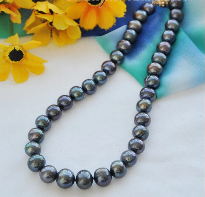 FREE SHIPPING ****** Z4909 Big 12mm black round Freshwater cultured pearl necklace 17inch
FREE SHIPPING ****** Z4909 Big 12mm black round Freshwater cultured pearl necklace 17inch