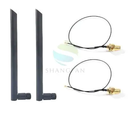 Dual band 5dbi Wireless WiFi Antenna RP-SMA + MHF4/IPX Pigtail Cable for NGFF M.2 Wireless card m.2 WIFI/WLAN/3G/4G Modules
Dual band 5dbi Wireless WiFi Antenna RP-SMA + MHF4/IPX Pigtail Cable for NGFF M.2 Wireless card m.2 WIFI/WLAN/3G/4G Modules