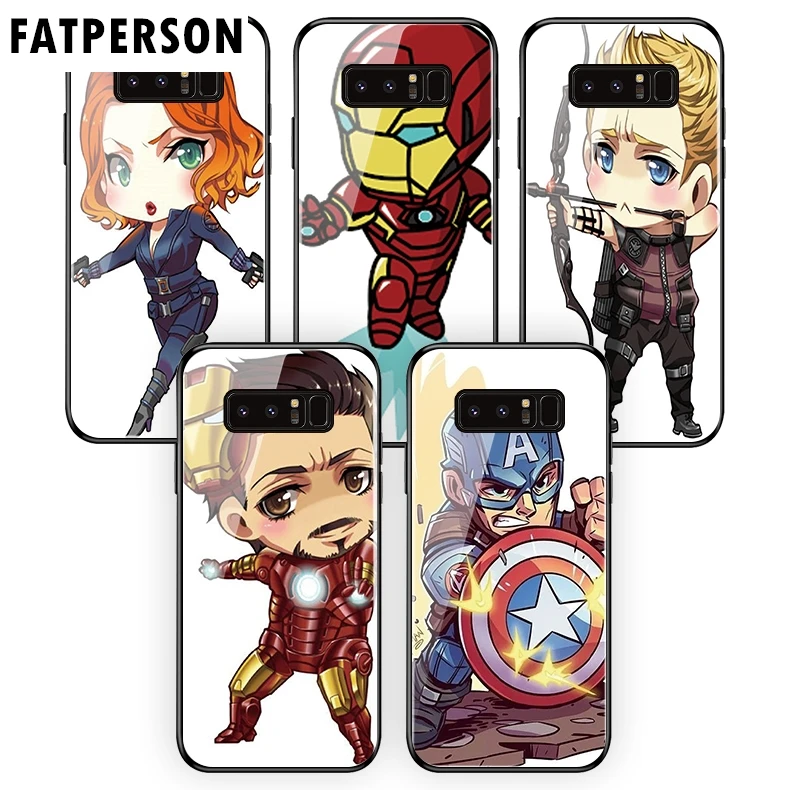 The Avengers case For Samsung s8plus s9 s9plus cartoon cute cover phone case note8 note9 Tempered glass phone case
The Avengers case For Samsung s8plus s9 s9plus cartoon cute cover phone case note8 note9 Tempered glass phone case