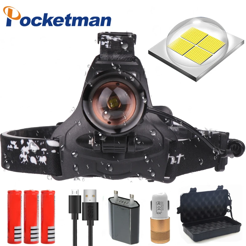 60000 XHP70.2 Powerful Led Head lamp Rechargeable Led Headlamp XHP50 T6 head torch flashlight 18650 battery waterproof headlight
60000 XHP70.2 Powerful Led Head lamp Rechargeable Led Headlamp XHP50 T6 head torch flashlight 18650 battery waterproof headlight