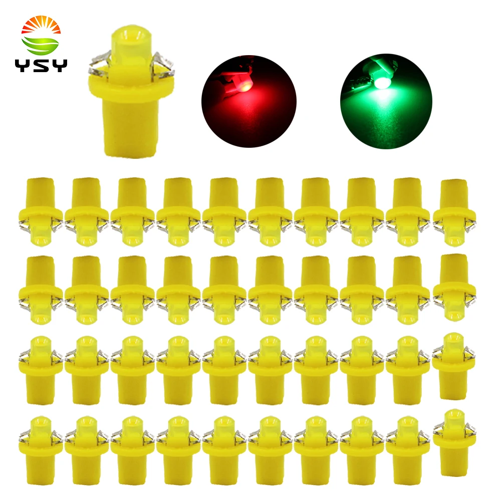 YSY 100x B8.5D 509T B8.5 COB Led SMD T5 Lamp Car Gauge Speedo Dash Bulb Dashboard instrument Light blue red green white yellow
YSY 100x B8.5D 509T B8.5 COB Led SMD T5 Lamp Car Gauge Speedo Dash Bulb Dashboard instrument Light blue red green white yellow