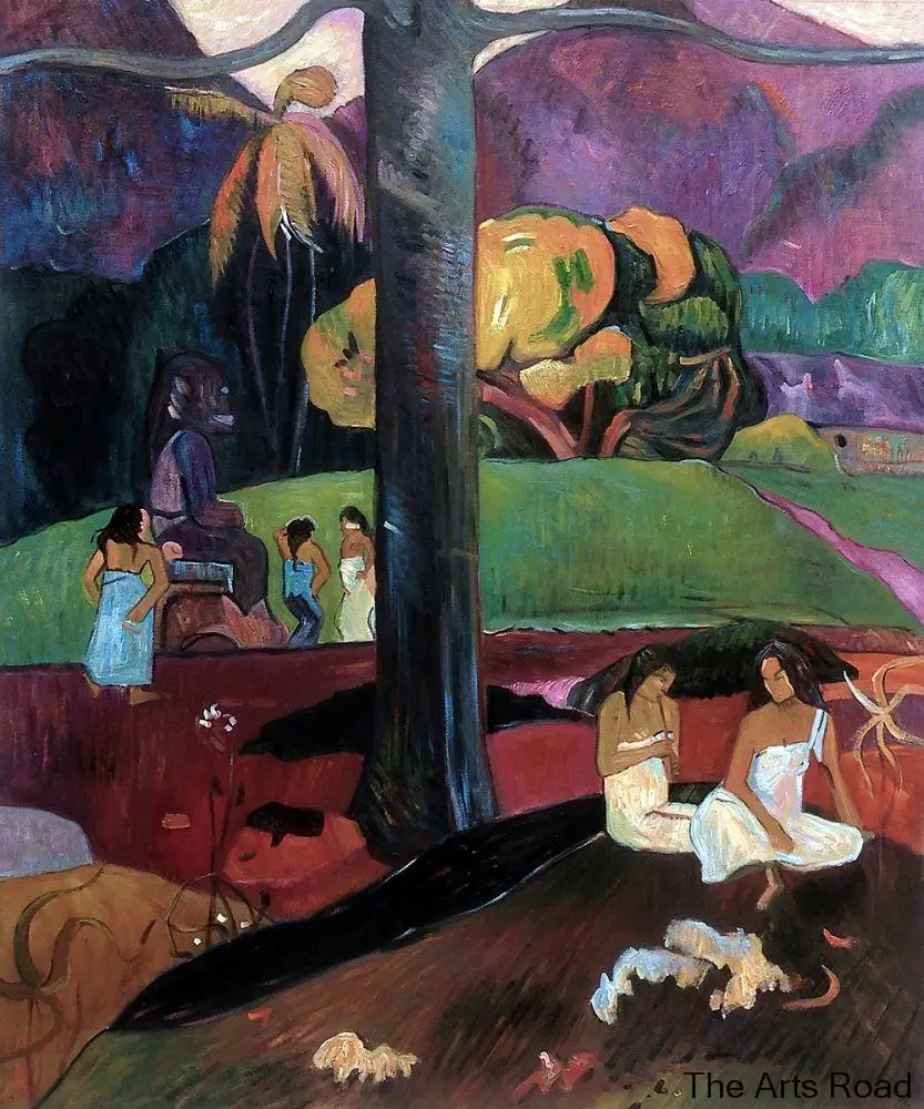 Художественная живопись Olden Times (Mata EVO), 1892 Paul Gauguin, масляная живопись, пейзаж, ручная работа
Художественная живопись Olden Times (Mata EVO), 1892 Paul Gauguin, масляная живопись, пейзаж, ручная работа