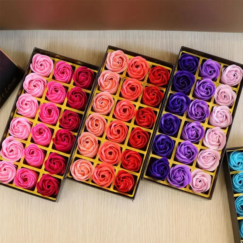 18Pcs Creative Gradient simulation rose Soap flower Rose For Wedding For Women Bath Soap
18Pcs Creative Gradient simulation rose Soap flower Rose For Wedding For Women Bath Soap