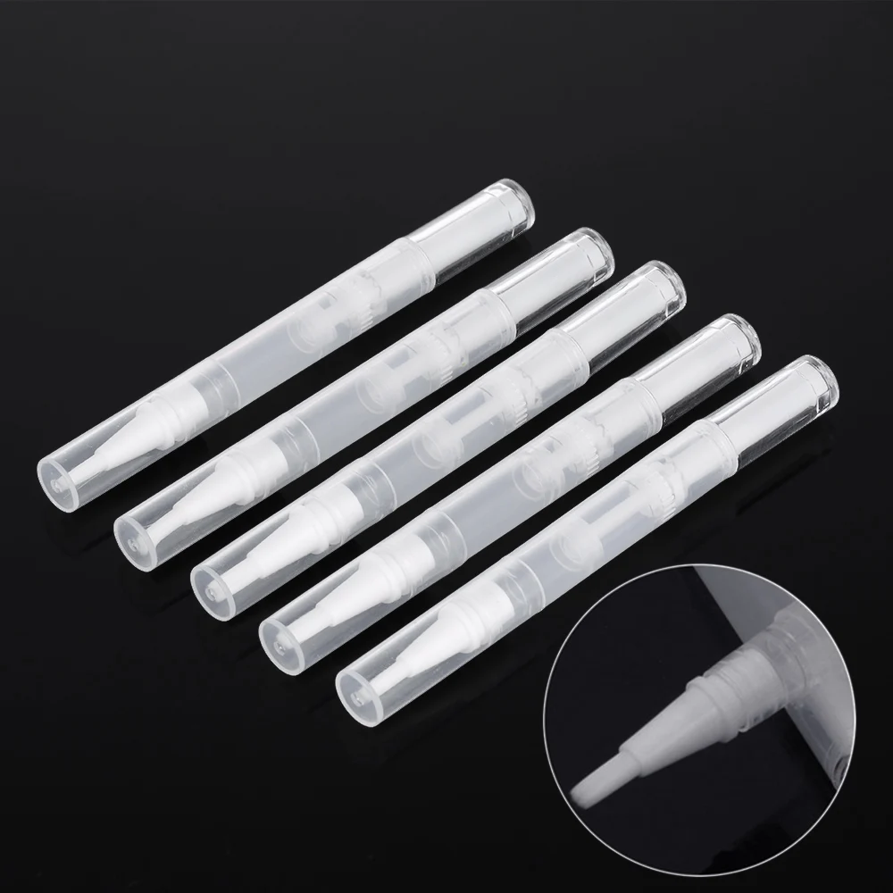 5pcs 3ml Empty Transparent Twist Pen Makeup Cosmetic Container Lip Gloss Eyelash Growth Nail Polish Tube Make Up Tool Kit
5pcs 3ml Empty Transparent Twist Pen Makeup Cosmetic Container Lip Gloss Eyelash Growth Nail Polish Tube Make Up Tool Kit