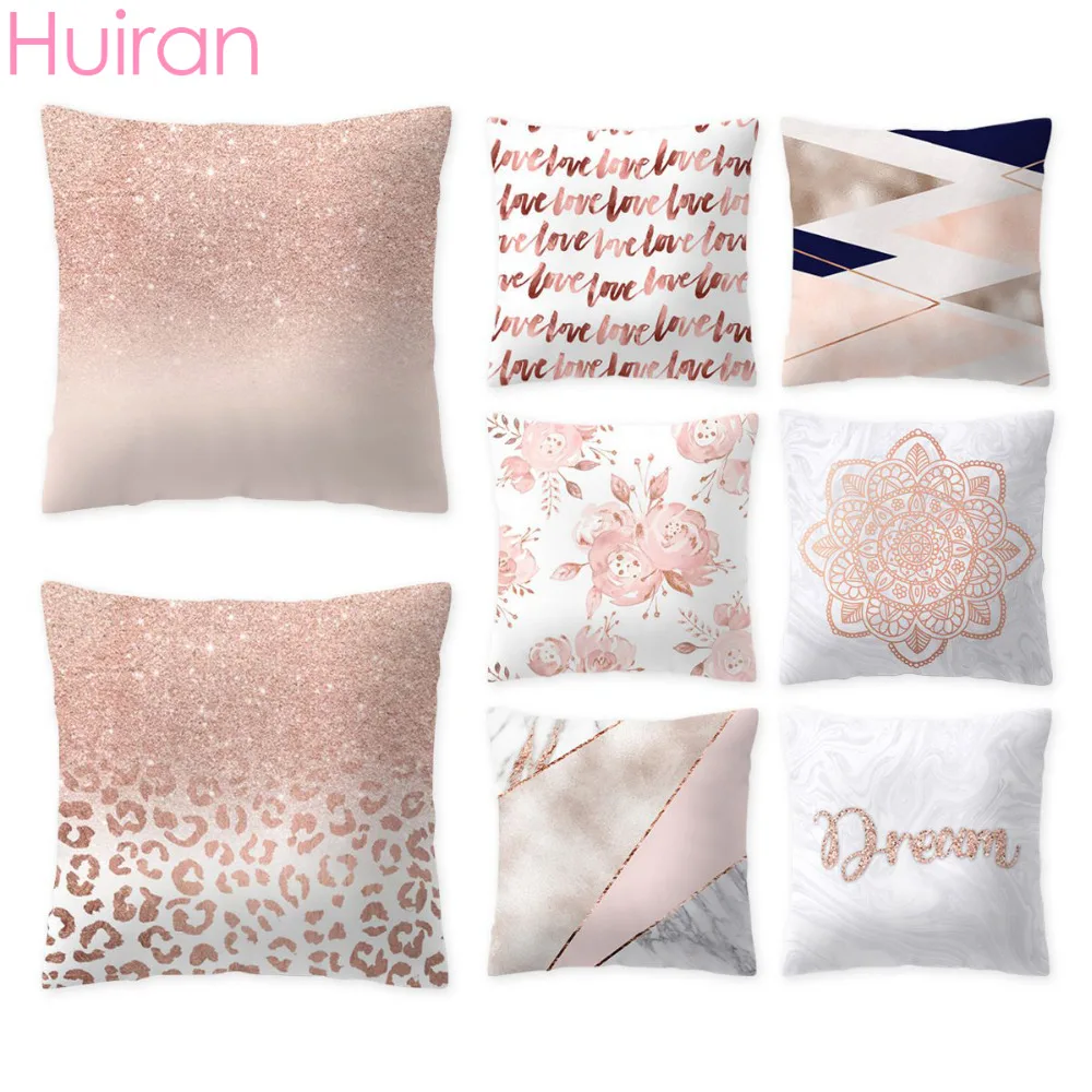 HUIRAN Geometric Peach Rose Pink Cashmere Cushion Cover Decorative Pillow Case Birthday Party Decoration Wedding Supplies Home
HUIRAN Geometric Peach Rose Pink Cashmere Cushion Cover Decorative Pillow Case Birthday Party Decoration Wedding Supplies Home