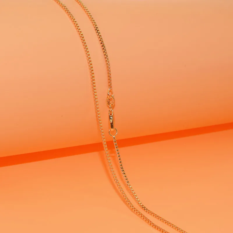 1pcs Wholesale 18K Gold Filled Necklace Fashion Jewelry Figaro Link Chain 2mm Necklace 16-30 Inches Pendant Chain
1pcs Wholesale 18K Gold Filled Necklace Fashion Jewelry Figaro Link Chain 2mm Necklace 16-30 Inches Pendant Chain