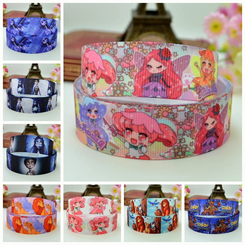 DUWES 7/8" 22mm 2 5 10 50 Yards Rilu Rilu Fairilu The Lion King Corpse Bride Printed grosgrain ribbon hair bow handmade Retail
DUWES 7/8" 22mm 2 5 10 50 Yards Rilu Rilu Fairilu The Lion King Corpse Bride Printed grosgrain ribbon hair bow handmade Retail