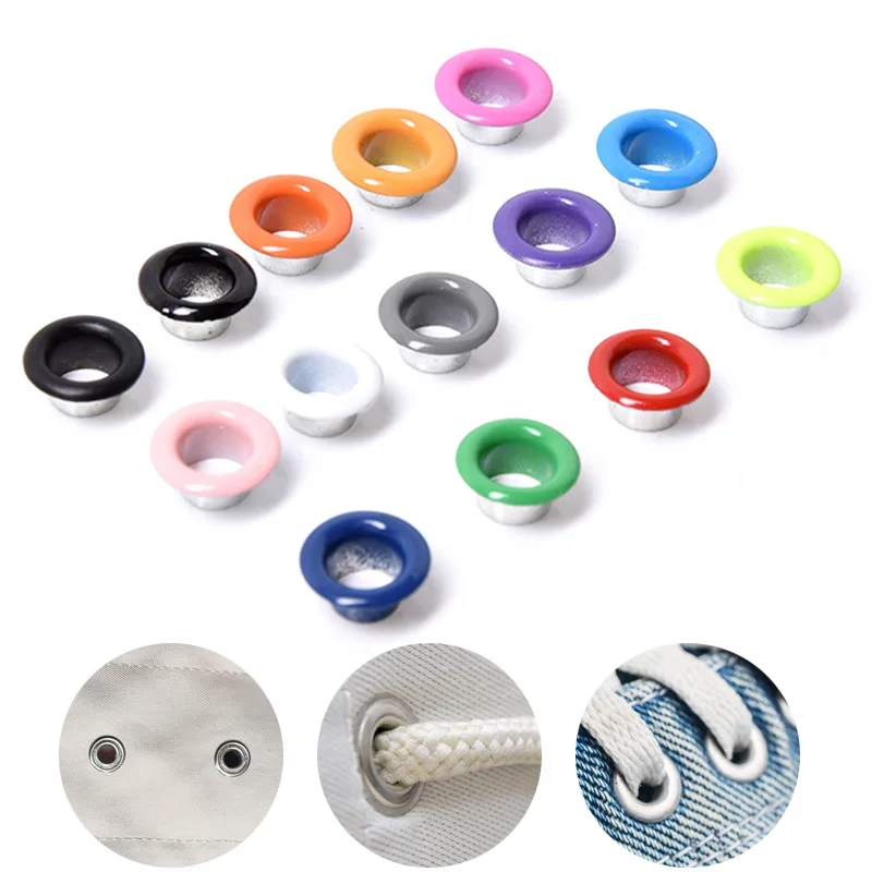 100Pcs Mix Color Spray Gas Eyelets Rivets Corn Multicolor Buckle Shoelaces DIY Materials Color Buttonholes Eye Metal Hole 4-6mm
100Pcs Mix Color Spray Gas Eyelets Rivets Corn Multicolor Buckle Shoelaces DIY Materials Color Buttonholes Eye Metal Hole 4-6mm