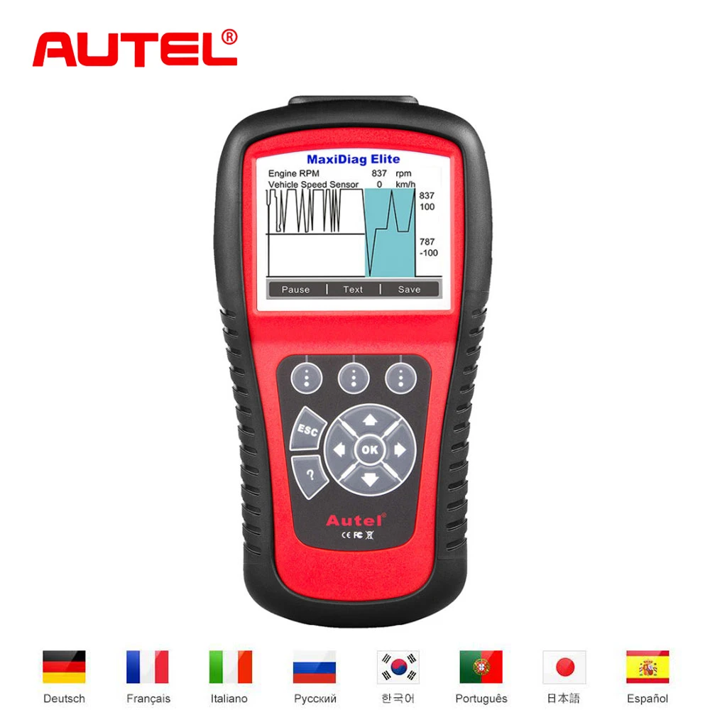 Autel MD802 Car Diagnostic-Tool OBD2 Code Reader Scanner Airbag ABS Engine EPB Oil light Auto Scanner Automotivo Diagnostic tool
Autel MD802 Car Diagnostic-Tool OBD2 Code Reader Scanner Airbag ABS Engine EPB Oil light Auto Scanner Automotivo Diagnostic tool