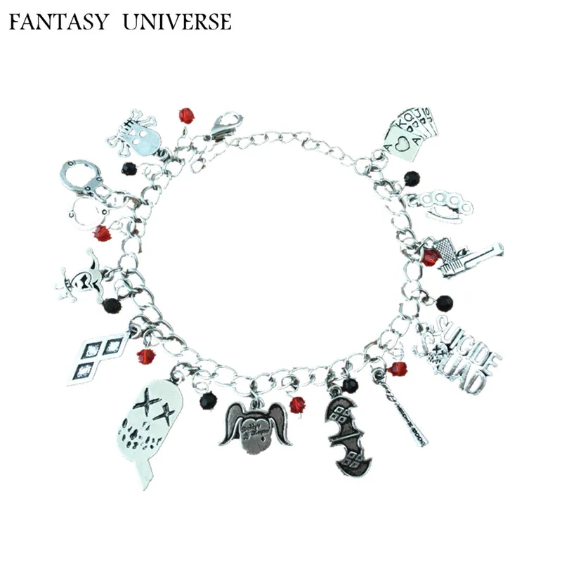 

FANTASY UNIVERSE Freeshipping 20pcs a lot Superhero charm bracelet ZSXDML02