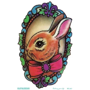 1 PCS Lovely Cat Rabbit Water Transfer Fake tattoos Waterproof Temporary Sticker Cute Children Child Kids Girl Women body Art
1 PCS Lovely Cat Rabbit Water Transfer Fake tattoos Waterproof Temporary Sticker Cute Children Child Kids Girl Women body Art