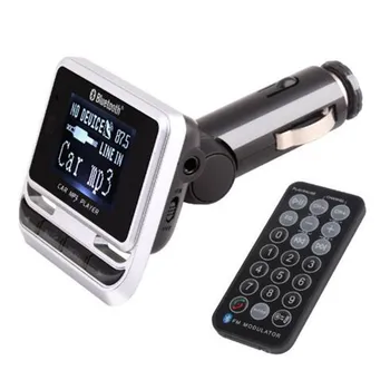 FM12B Bluetooth Car MP3 Player Wireless FM Transmitter LCD Screen Car Kit with USB Charger Support TF Card for iphone Smartphone
FM12B Bluetooth Car MP3 Player Wireless FM Transmitter LCD Screen Car Kit with USB Charger Support TF Card for iphone Smartphone