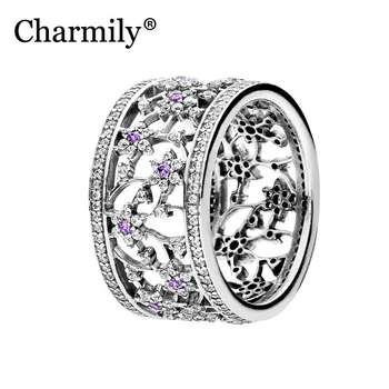 Charmily Jewelry Genuine 100% 925 Sterling Silver Purple & Clear CZ Forget Me Not Ring Original Classic Bold Rings For Women
Charmily Jewelry Genuine 100% 925 Sterling Silver Purple & Clear CZ Forget Me Not Ring Original Classic Bold Rings For Women