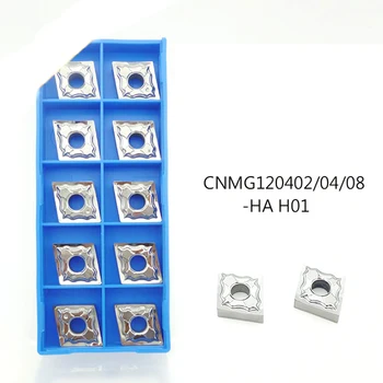 10pcs carbide inserts CNMG120404/120408/120402-HA H01 External Turning inserts Lathe Tool CNC aluminum processing
10pcs carbide inserts CNMG120404/120408/120402-HA H01 External Turning inserts Lathe Tool CNC aluminum processing