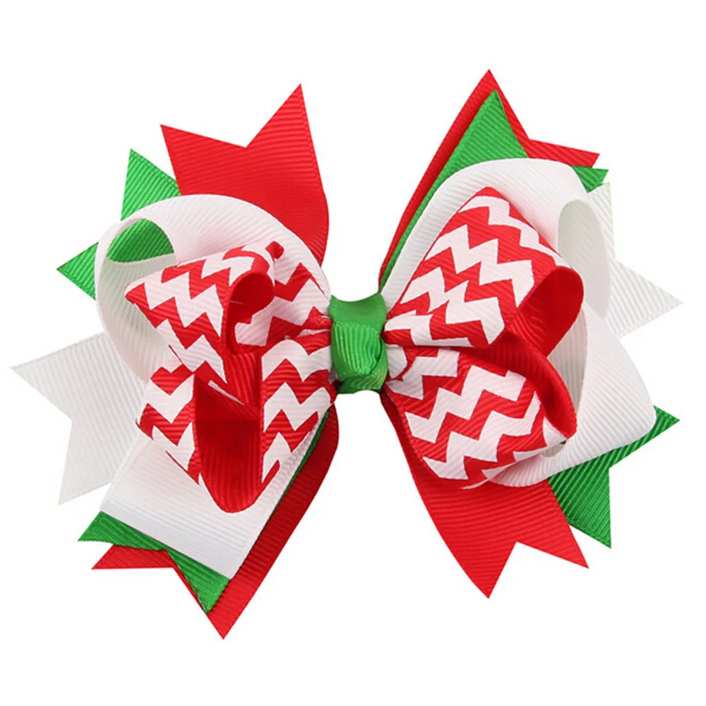 Girl Christmas Style Ribbon Bow Hair Clip Hairpins Bowknot Snowflake Bow Hair barrettes Clip Hair Accessories #45
Girl Christmas Style Ribbon Bow Hair Clip Hairpins Bowknot Snowflake Bow Hair barrettes Clip Hair Accessories #45