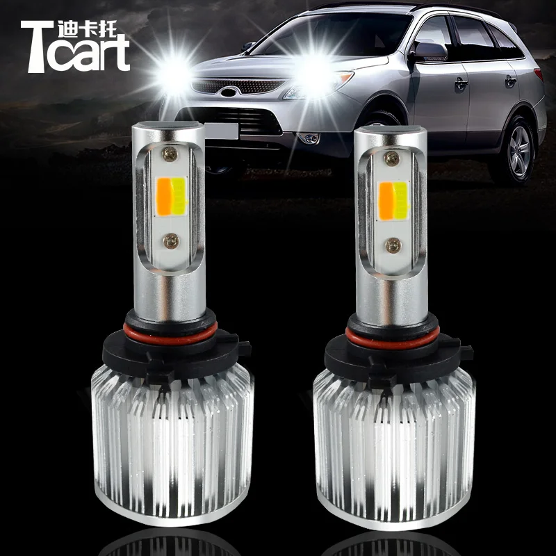 Tcart 2pcs High Quality Car LED Fog Light Bulbs COB HB4 9006 Auto Led Driving Lamps 60W Dual Color White+Yellow All In One 6000K
Tcart 2pcs High Quality Car LED Fog Light Bulbs COB HB4 9006 Auto Led Driving Lamps 60W Dual Color White+Yellow All In One 6000K