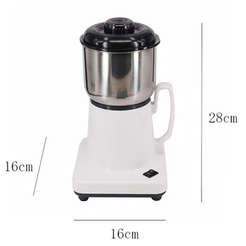 Electric Stainless Steel Coffee Grinder Coffee Miller Milling Machine Household Coffee Grinder Small Milling Machine Eu Plug
Electric Stainless Steel Coffee Grinder Coffee Miller Milling Machine Household Coffee Grinder Small Milling Machine Eu Plug