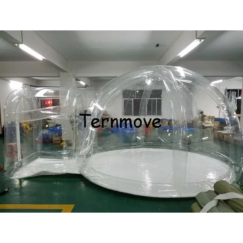 inflatable half clear dome tent7