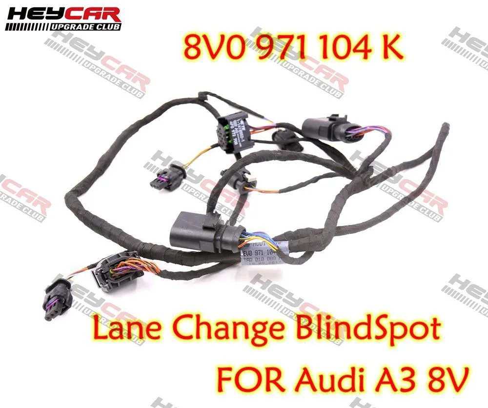 

PDC OPS REAR Bumper Electric Harness Wire support side assist Lane Change BlindSpot 8V0 971 104 K FOR Audi A3 8V 8V0971104K