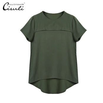 100% Silk Long Shirt Mulberry Silk New Desigual Fashion Summer Style Women Tops Quick Dry Comfortable Shirt Dark Army Green
100% Silk Long Shirt Mulberry Silk New Desigual Fashion Summer Style Women Tops Quick Dry Comfortable Shirt Dark Army Green