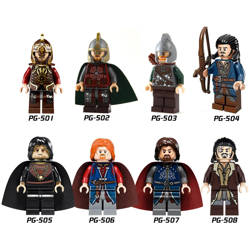 Single Sale Building Blocks Movie Lord of the Rings Series Archer Bard Assemble King Rohan Figures For Children Toys Gift PG8031
Single Sale Building Blocks Movie Lord of the Rings Series Archer Bard Assemble King Rohan Figures For Children Toys Gift PG8031