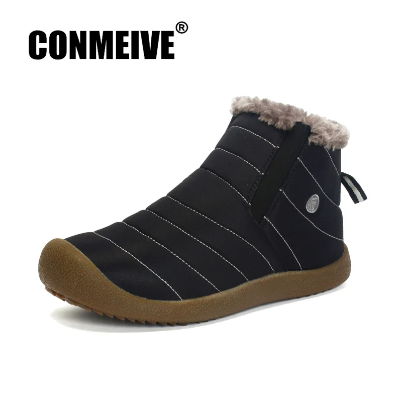 2018 Winter New Mens Boots Slip-on Cotton Snow Boots For Male Ankle Non Slip Plush Warm Men Safety Shoes Plus Big Size 36-48
2018 Winter New Mens Boots Slip-on Cotton Snow Boots For Male Ankle Non Slip Plush Warm Men Safety Shoes Plus Big Size 36-48