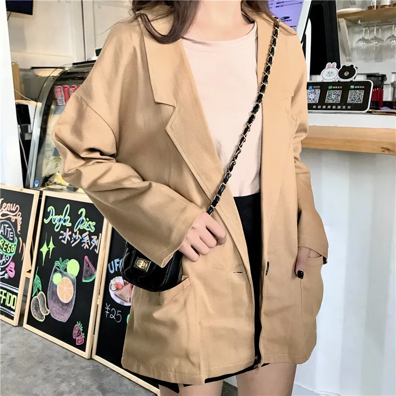 Fashion Single Breasted Women Blazers And Jackets Female Casual Suit Coat Autumn Outerwear Coat
Fashion Single Breasted Women Blazers And Jackets Female Casual Suit Coat Autumn Outerwear Coat