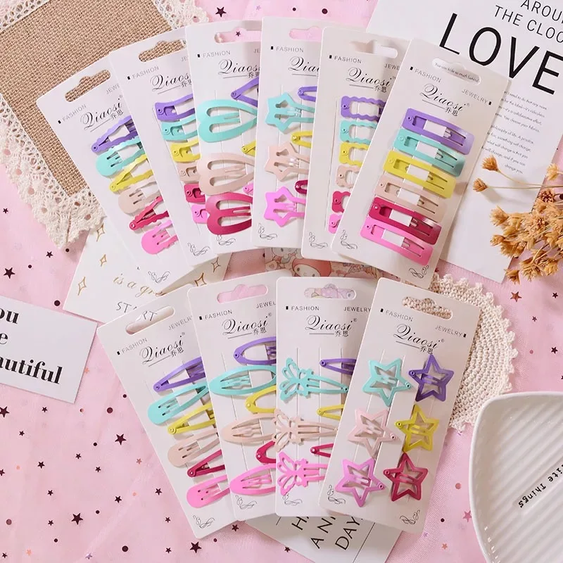 6pcs Hair Clip for Baby Girl Multicolored Metal Snap Hair Clips Cute Glitter Girls Hair Pins Color Barrettes Styling Accessories
6pcs Hair Clip for Baby Girl Multicolored Metal Snap Hair Clips Cute Glitter Girls Hair Pins Color Barrettes Styling Accessories