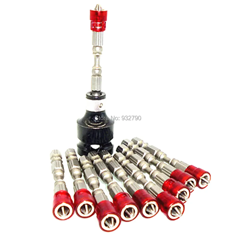 10pc 65mm Magnetic Plasterboard Drywall Srewdriver Bits Ph2 Phillips 1/4" Hex Shank W/ 1pc 1/2" Dr To 1/4" Hex Shank Adaptor
10pc 65mm Magnetic Plasterboard Drywall Srewdriver Bits Ph2 Phillips 1/4" Hex Shank W/ 1pc 1/2" Dr To 1/4" Hex Shank Adaptor