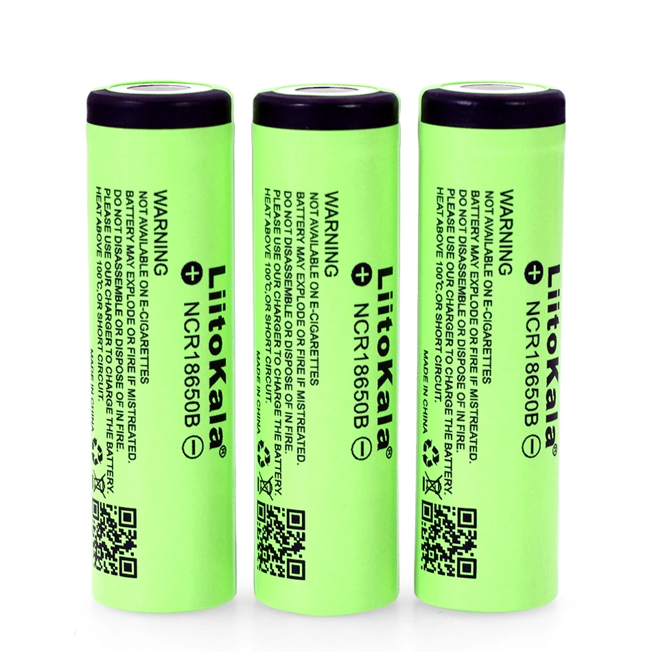 

10PCS 2019 Liitokala New original 18650 3400mAh lithium battery NCR18650B 3.7V battery for flashlights