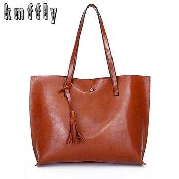 New Simple vintage Oil wax women leather handbag brief assel shoulder bags large capacity luxury handbags tote bags design 2019
New Simple vintage Oil wax women leather handbag brief assel shoulder bags large capacity luxury handbags tote bags design 2019