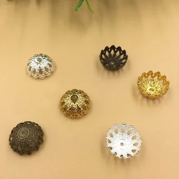 12mm 20mm Vintage Filigree Flower Beads Caps Charms Bu Yao Hair Clasps Connectors Wraps Links Blank DIY Findings Multi-color
12mm 20mm Vintage Filigree Flower Beads Caps Charms Bu Yao Hair Clasps Connectors Wraps Links Blank DIY Findings Multi-color
