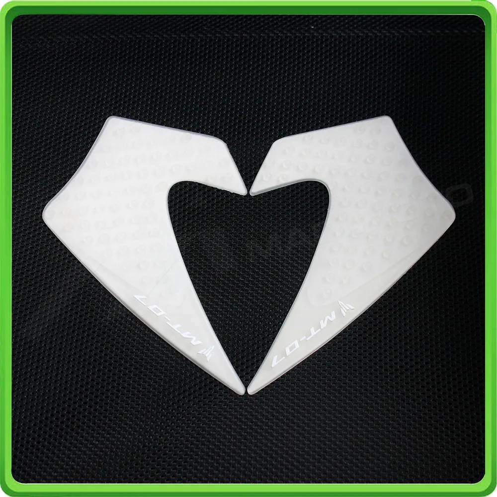 Motorcycle Tank Traction Side Pad Gas Fuel Knee Grip Decal For YAMAHA MT-07 FZ 07 FZ07 2013 2014 2015 2016 2017 (2)