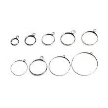 20pcs Stainless Steel 10/12/16/18/20/30mm Blank Necklace Pendant Setting Cabochon Base Cameo Tray DIY Jewelry Making F3757
20pcs Stainless Steel 10/12/16/18/20/30mm Blank Necklace Pendant Setting Cabochon Base Cameo Tray DIY Jewelry Making F3757