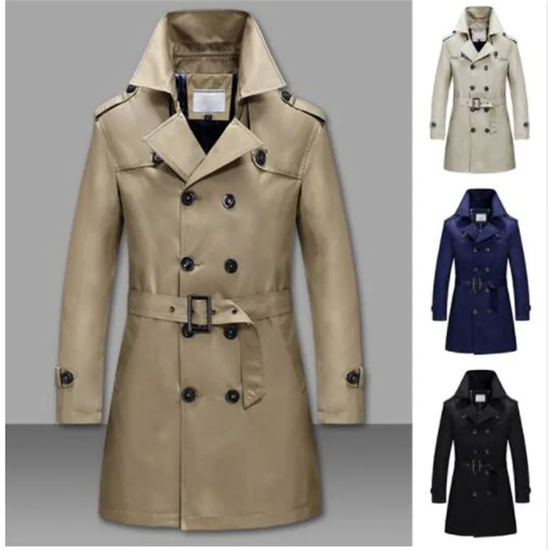 Fashion new Men's Solid Color Winter Warm Jackets Overcoat Slim Long Trench Buttons Men Brand Cool Mens Long Outwear
Fashion new Men's Solid Color Winter Warm Jackets Overcoat Slim Long Trench Buttons Men Brand Cool Mens Long Outwear