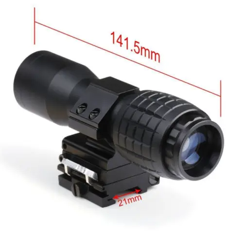 

4X Magnifier Scope FTS Flip to Side for eoteoh aimpoint or similar scopes sights for airsoft RL6-0060