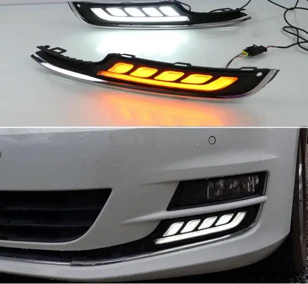 2Piece LED Daytime Running Light For VW Volkswagen Golf 7 2013 -2016 Car Accessories 12V DRL Fog Lamp cover
2Piece LED Daytime Running Light For VW Volkswagen Golf 7 2013 -2016 Car Accessories 12V DRL Fog Lamp cover
