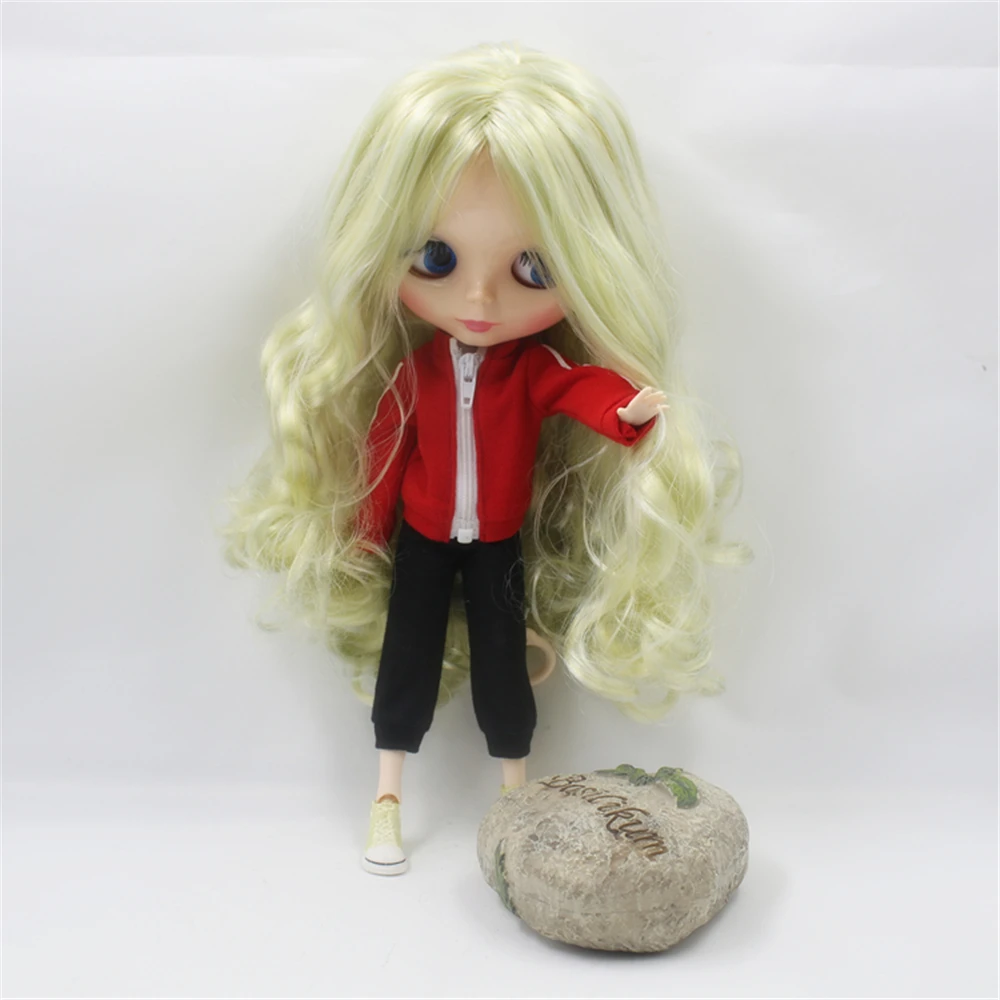 Factory Blyth Doll Nude Doll Mixed Color Yellow&light blue Long Wavy Hair Joint Body 4 Colors For Eyes Suitable For DIY
Factory Blyth Doll Nude Doll Mixed Color Yellow&light blue Long Wavy Hair Joint Body 4 Colors For Eyes Suitable For DIY